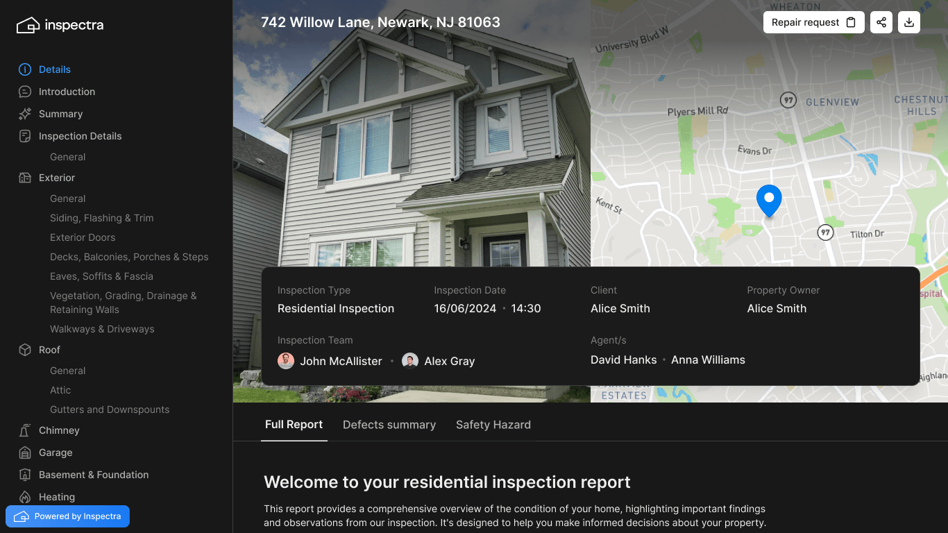 Reports-feature