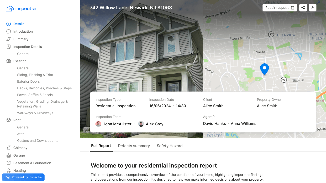 Reports-feature